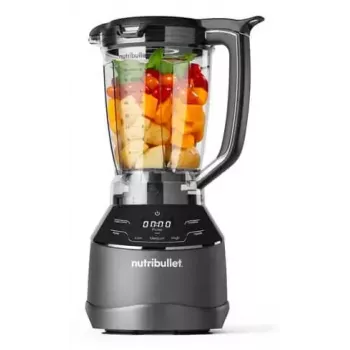 Virtuves kombains NUTRIBULLET NBF580B — 1500 W, 1,8 L bļoda, melns, nerūsējošā tērauda asmeņi