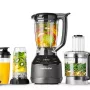 Virtuves kombains NUTRIBULLET NBF580B — 1500 W, 1,8 L bļoda, melns, nerūsējošā tērauda asmeņi