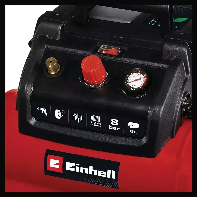 Gaisa kompresors Einhell TC-AC 190/6/8 OF 190 l/min 8 bar