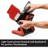 Bezvadu darba lampa EINHELL TP-CL 18/3000 Li Set Solo — sarkana, bez akumulatora un lādētāja