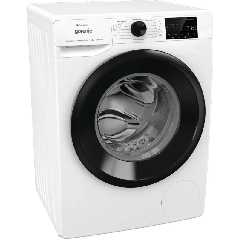 Gorenje WPNEI84A1TS veļas mazgājamā mašīna, priekšējā ielāde, 8 kg, 1400 apgr./min, balta