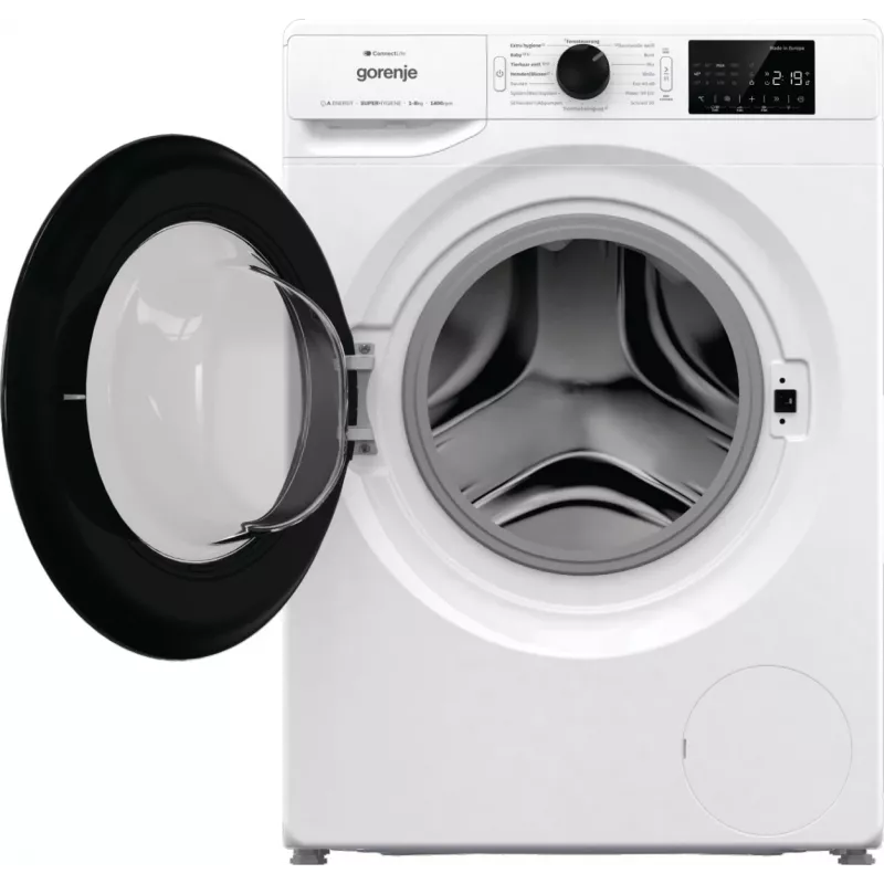 Gorenje WPNEI84A1TS veļas mazgājamā mašīna, priekšējā ielāde, 8 kg, 1400 apgr./min, balta