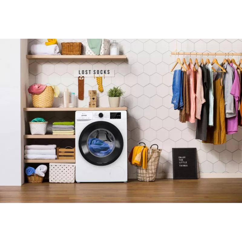 Gorenje WPNEI84A1TS veļas mazgājamā mašīna, priekšējā ielāde, 8 kg, 1400 apgr./min, balta