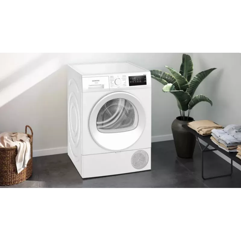 Siemens iQ300 WT45HVA4 žāvētājs Brīvi stāvošs Priekšējā ielāde 8 kg Balts