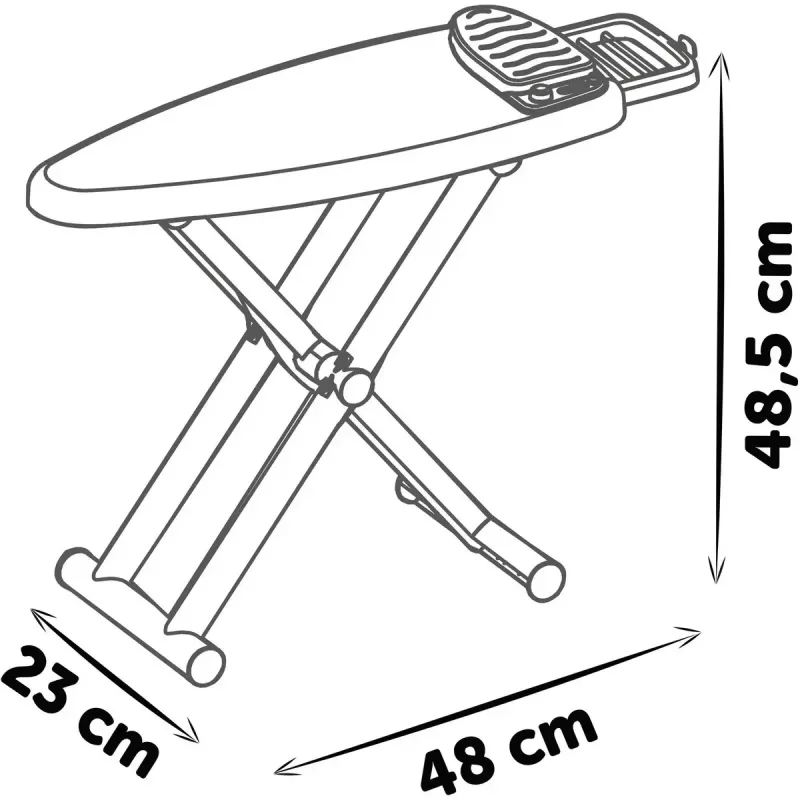 Bērnu gludināmais dēlis ar tvaika staciju, Simba-Dickie Smoby (modelis 7600330125)