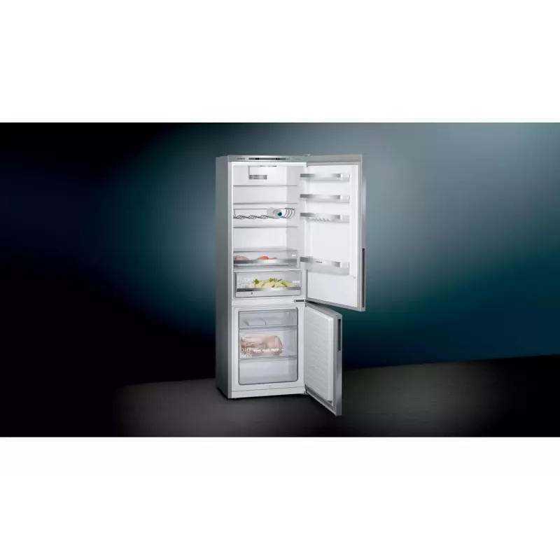 Siemens KG49EAICA ledusskapis-sal dētājs Brīvstāvošs 419 L Nerūsējošais tērauds