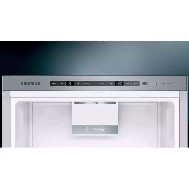 Siemens KG49EAICA ledusskapis-sal dētājs Brīvstāvošs 419 L Nerūsējošais tērauds