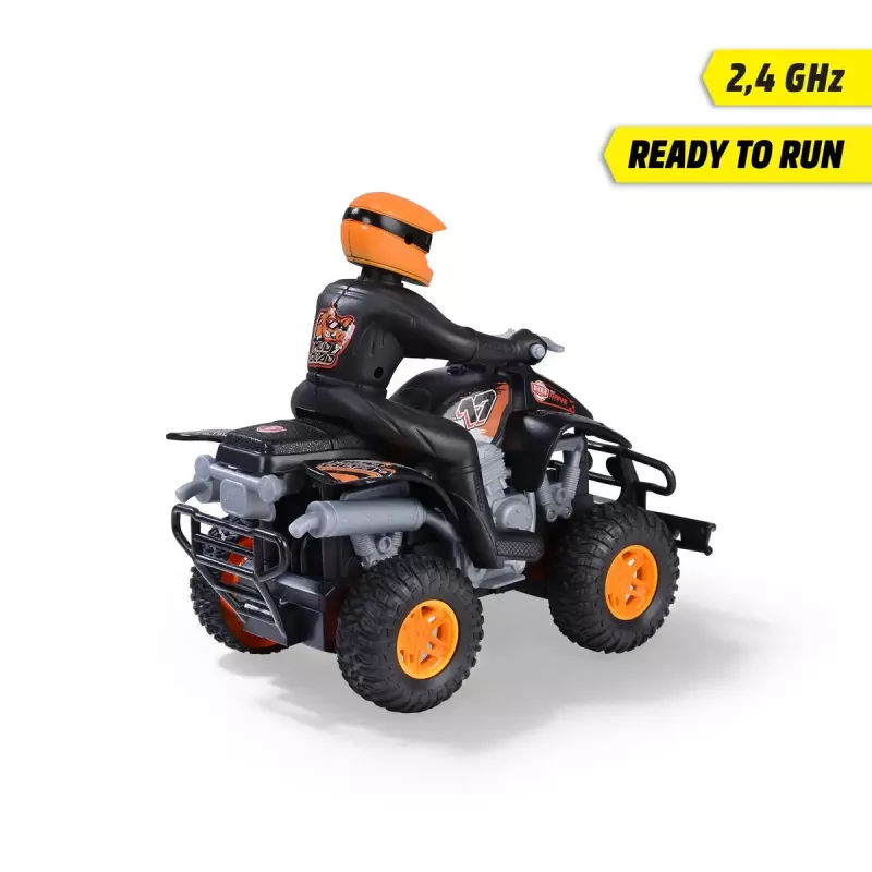 Vadāmais dubļu kvadracikls Simba-Dickie 1:18 mērogā, RC rotaļlieta, ar baterijām