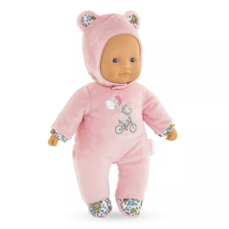 Mīkstā rotaļlieta lācītis Simba‑Dickie Corolle Mon Doudou Corolle Sweetheart rozā – mierinājuma plīša lelle