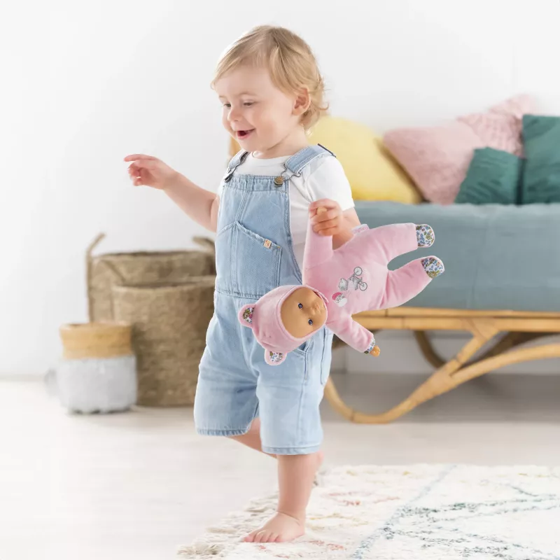Mīkstā rotaļlieta lācītis Simba‑Dickie Corolle Mon Doudou Corolle Sweetheart rozā – mierinājuma plīša lelle