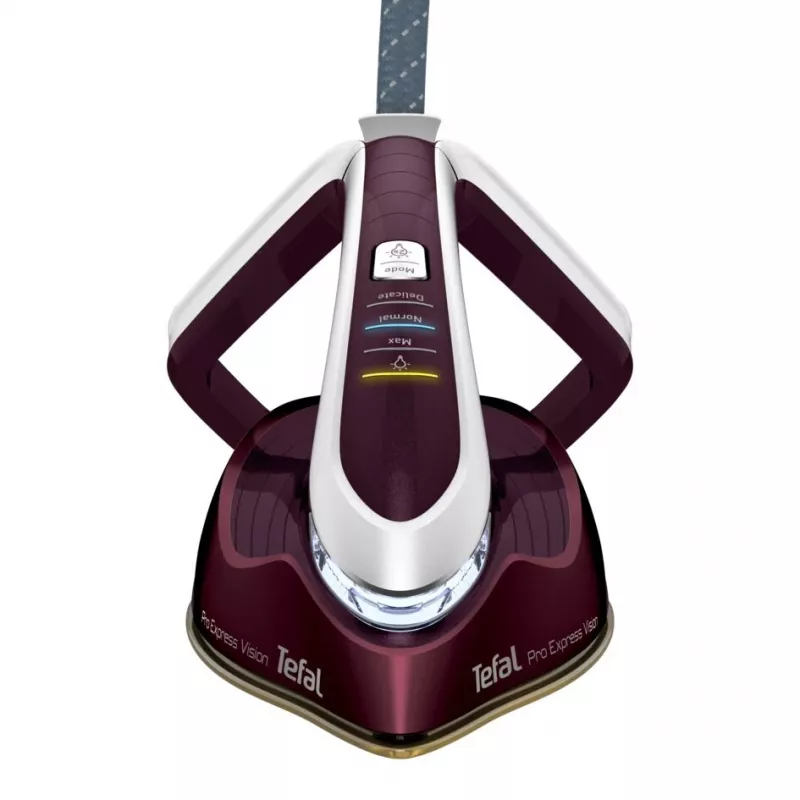 Tefal Pro Express Vision GV9810 3000 W 1.1 L Durilium AirGlide Autoclean zole Sarkans, Balts