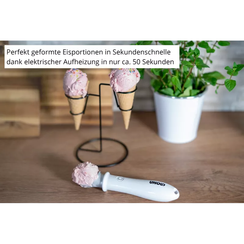 Disher kauss Unold 488990 4 mm Nerūsējošais tērauds Plastmasa Balts