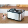 Unold 48826 EVA saldējuma un jogurta automāts ar kompresoru, 1,5 L, 120 W, melns, nerūsējošs tērauds