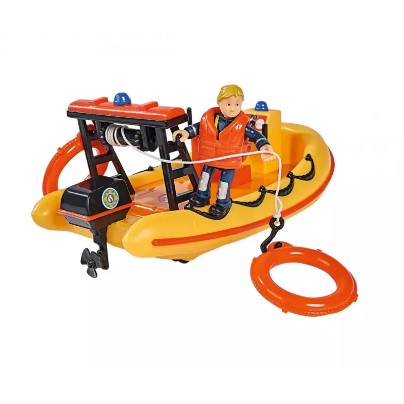 Rotaļu laiva Simba-Dickie Fireman Sam Neptune ar figūriņu