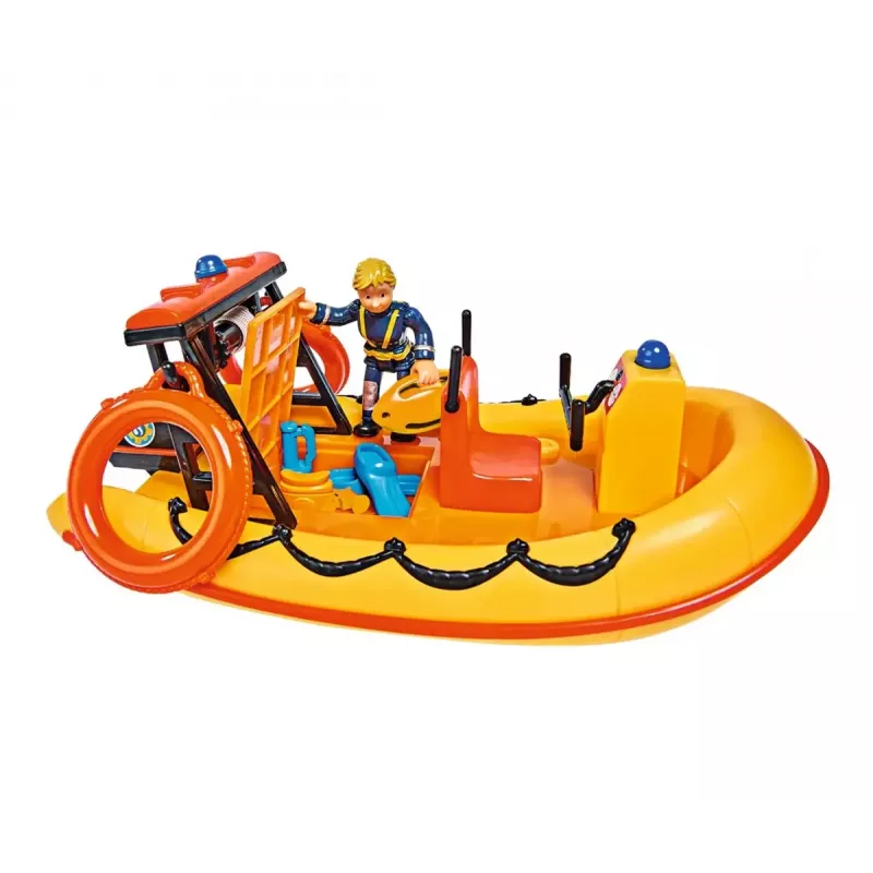 Rotaļu laiva Simba-Dickie Fireman Sam Neptune ar figūriņu