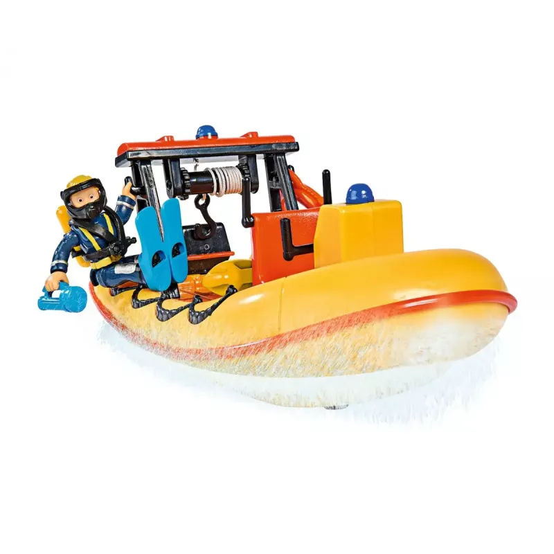 Rotaļu laiva Simba-Dickie Fireman Sam Neptune ar figūriņu