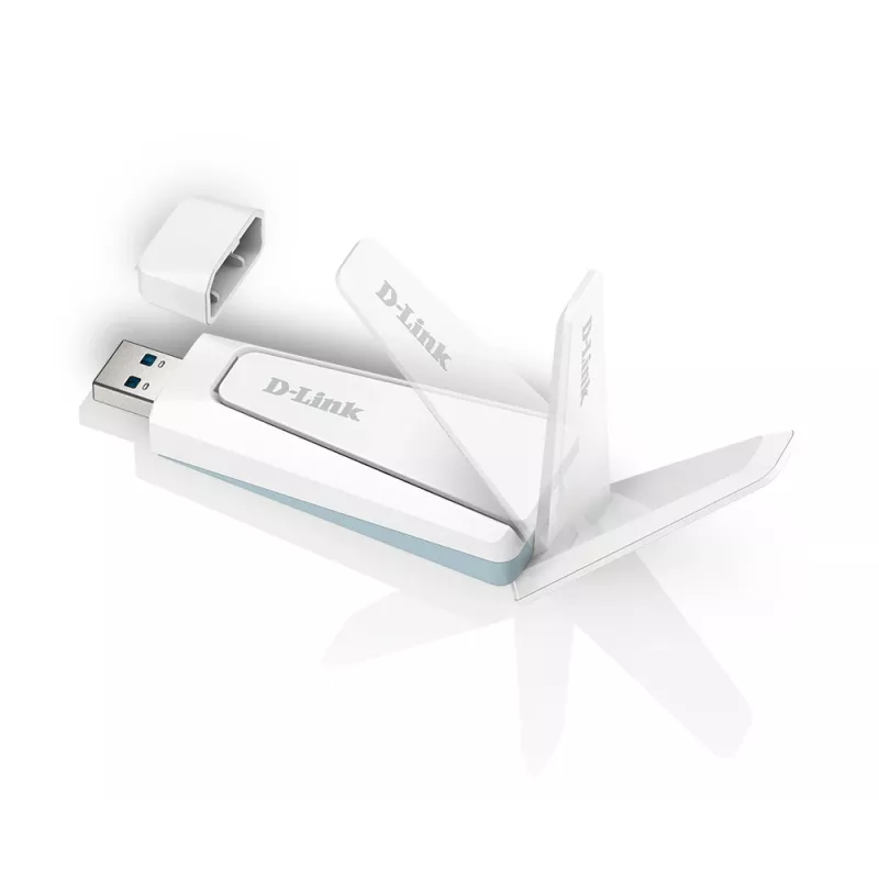 D-Link Wi-Fi 6 AX1800 USB 3.0 dongle, bezvadu, USB, WLAN, 1800 Mbit/s