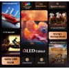 Hisense 55E77Q 55 collu (139,7 cm) 4K Ultra HD QLED Smart TV, melns