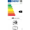Hisense 43E77Q 43 collu (109 cm) 4K Ultra HD QLED Smart TV, melns