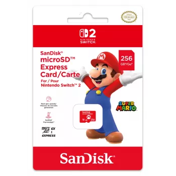 microSD Express karte NINTENDO 256 GB Nintendo Switch 2, Mario dizains