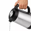 Unold 18715 elektriskā tējkanna 1.5 L 1800 W melna, nerūsējošais tērauds