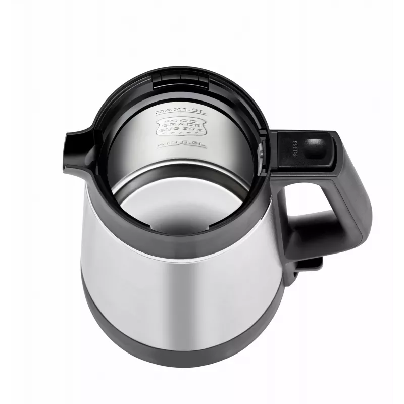 Unold 18715 elektriskā tējkanna 1.5 L 1800 W melna, nerūsējošais tērauds