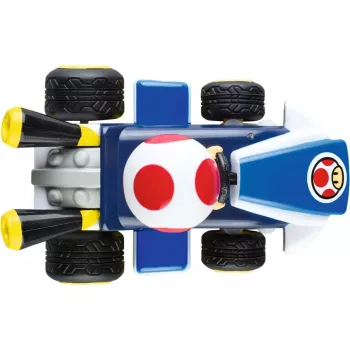 Vadāma automašīna CARRERA Mario Kart Mini RC – Toad Paperbox, 2.4 GHz