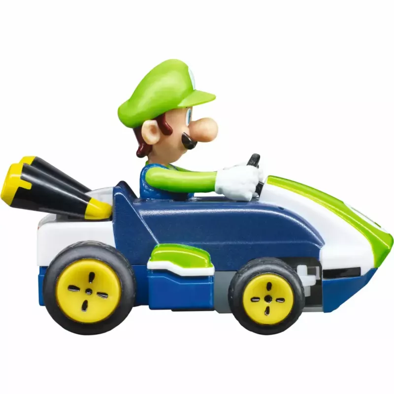 Vadāmā automašīna CARRERA Mario Kart Mini 2.4GHz – Luigi Paperbox