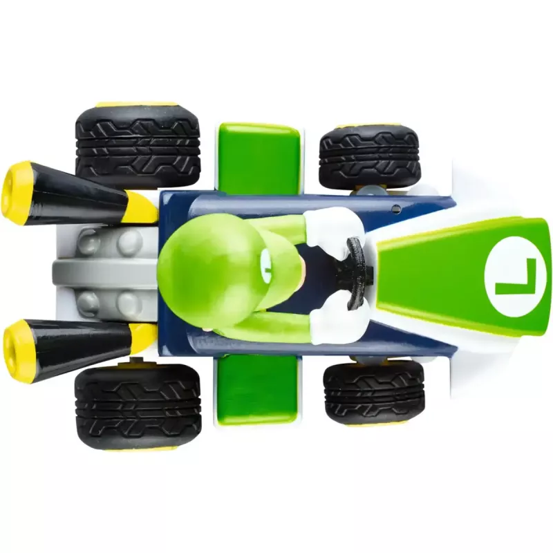 Vadāmā automašīna CARRERA Mario Kart Mini 2.4GHz – Luigi Paperbox