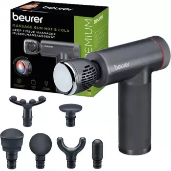 Beurer MG 195 Karstā & Aukstā Trigger Point Masieris, pelēks — karstā un aukstā terapija mērķtiecīgai muskuļu atslodzei