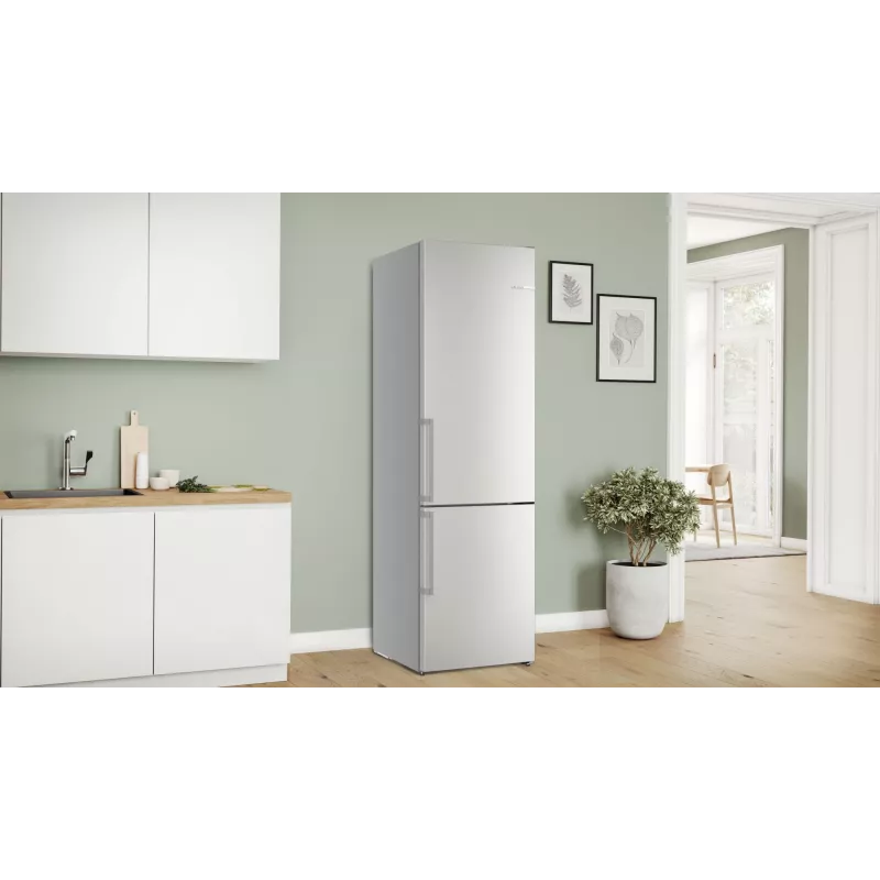 Bosch Serie 6 KGN39AIAU ledusskapis-saldētājs Brīvstāvošs 363 L Nerūsējošais tērauds