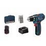 Bosch GSR 12V-15 Professional bezvadu skrūvgriezis, 1300 apgr./min, melns, zils