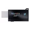 Ārējais SSD ADATA SC730 1 TB, USB Type-C 3.2 Gen 2, 600/600 MB/s, Melns, Plastmasas korpuss