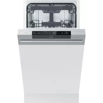 Daļēji iebūvējama trauku mazgājamā mašīna Gorenje GI 561 D 10 S EB — 11 komplekti, Slimline 45 cm, 45 dB, 9 L/ciklā
