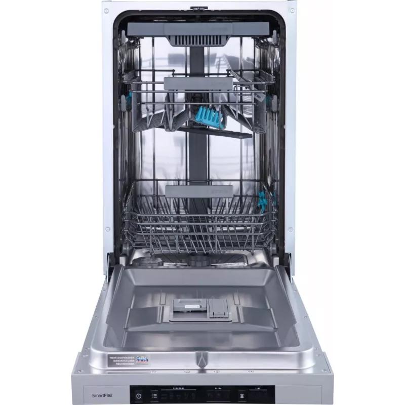 Daļēji iebūvējama trauku mazgājamā mašīna Gorenje GI 561 D 10 S EB — 11 komplekti, Slimline 45 cm, 45 dB, 9 L/ciklā