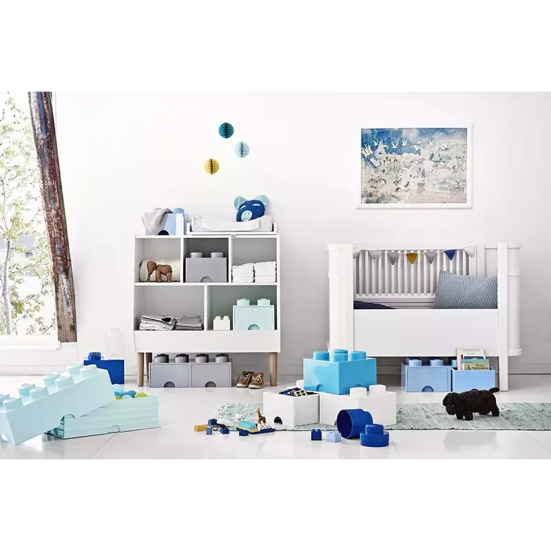 Modulārā glabāšanas atvilktne LEGO Brick Drawer 4, pelēka, room copenhagen