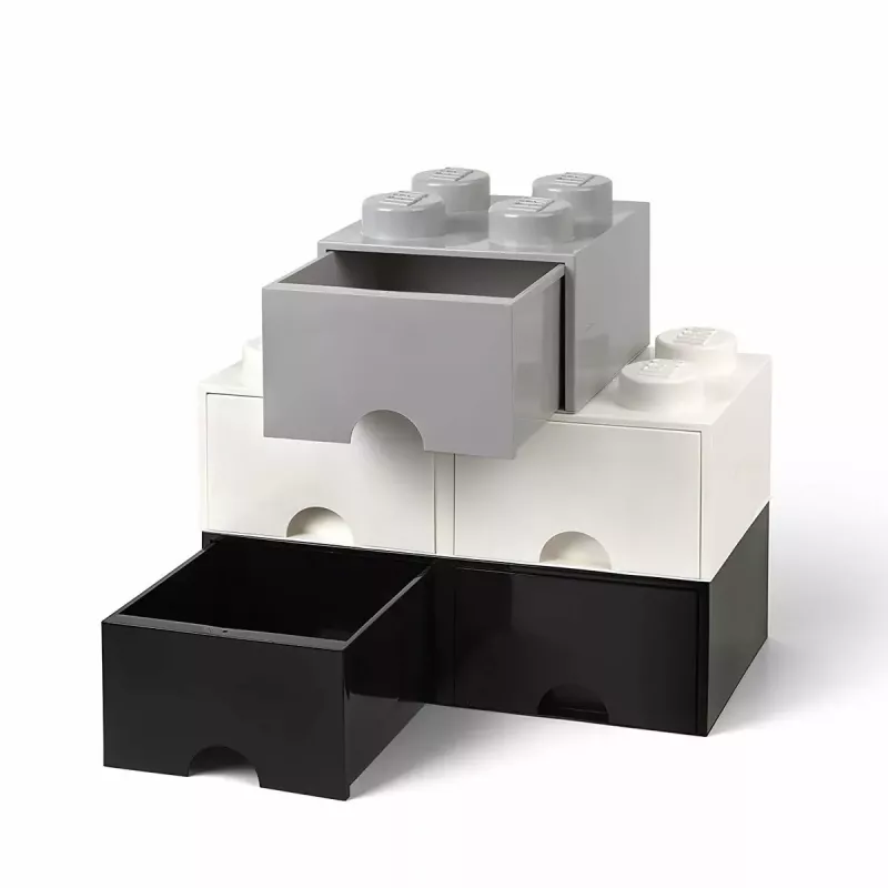 Modulārā glabāšanas atvilktne LEGO Brick Drawer 4, pelēka, room copenhagen