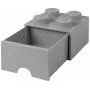 Modulārā glabāšanas atvilktne LEGO Brick Drawer 4, pelēka, room copenhagen