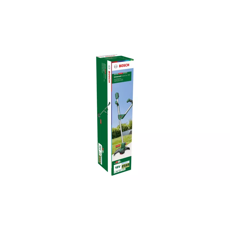 Bosch Universal GrassCut 18V-260 26 cm akumulatora trimmeris, melns, zaļš
