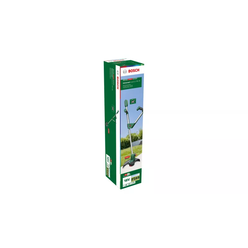 Bosch UniversalGrassCut 18V-26 26 cm akumulatora trimmeris, melns, zaļš