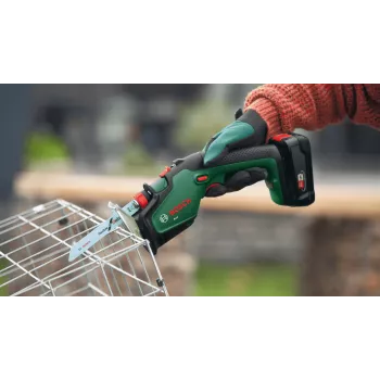 Bezvadu zāģis Bosch Keo 2300 spm, 18 V, 2 Ah, 2300 spm, gājiens 115 mm, svars 1.4 kg