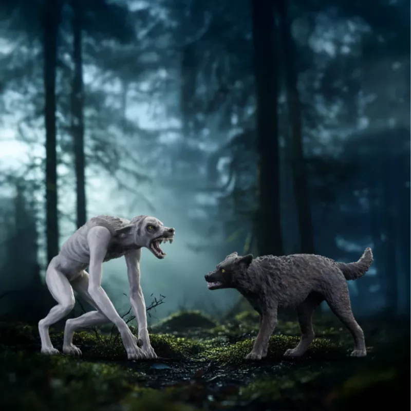 Schleich Wizarding World rotaļu komplekts Harijs Poters Vilkatis pret Animagu figūriņas, kolekcionējamas figūriņas