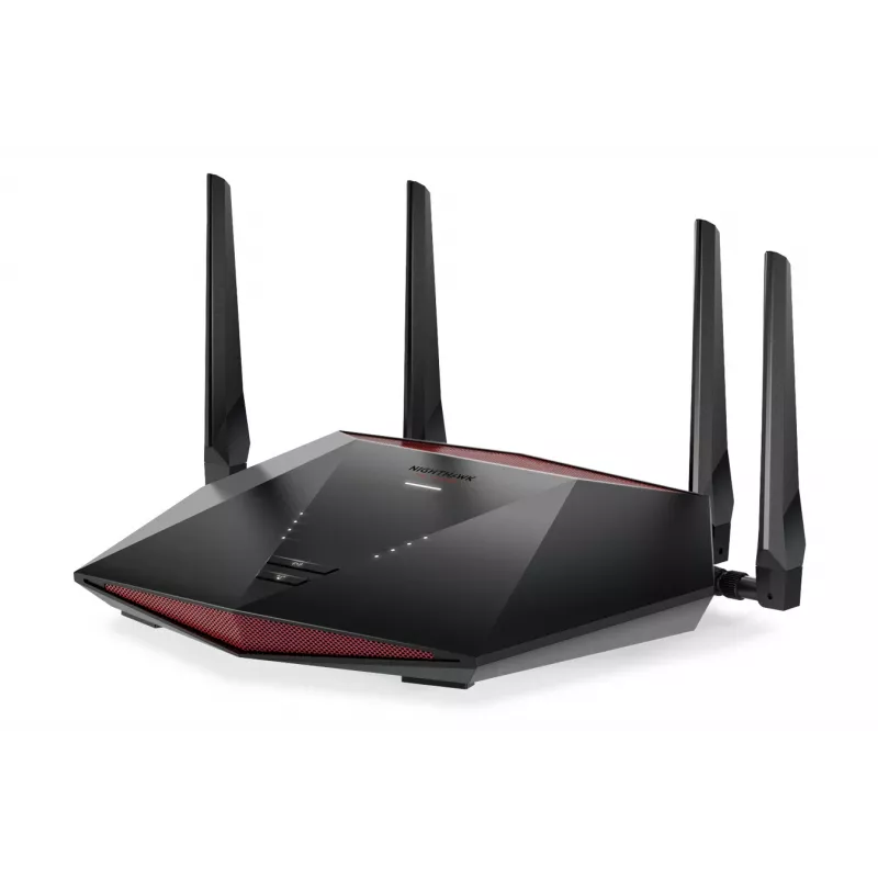 NETGEAR Nighthawk Pro Gaming XR1000 Wi-Fi 6 (802.11ax) spēļu maršrutētājs, 5x Gigabit RJ-45, 1x USB 3.2, galda