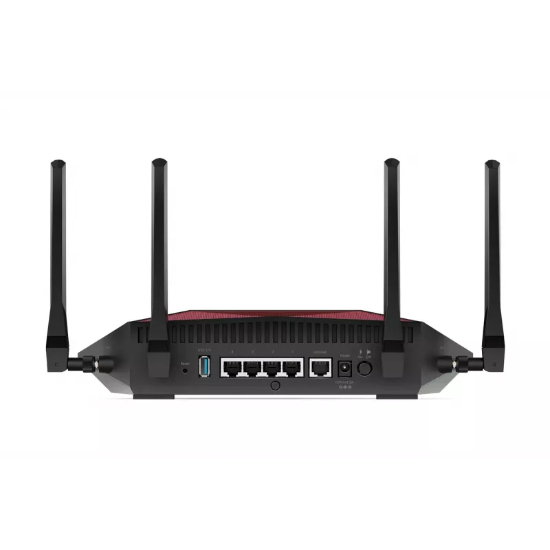 NETGEAR Nighthawk Pro Gaming XR1000 Wi-Fi 6 (802.11ax) spēļu maršrutētājs, 5x Gigabit RJ-45, 1x USB 3.2, galda