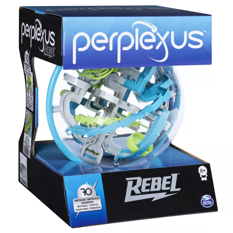 Galda spēle Perplexus Rebel, 3D labirints ar 70 šķēršļiem, mīklu rotaļlieta, 6+ gadi