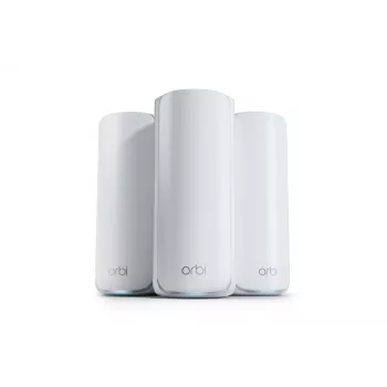 NETGEAR Orbi 770 trīsjoslu Wi-Fi 7 tīkla komplekts (3 vienības) balts