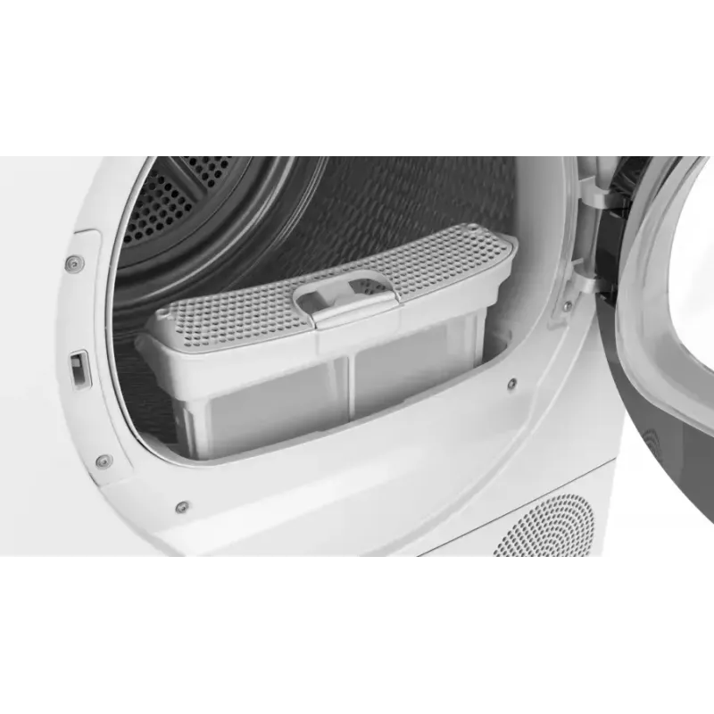 Siemens iQ300 WT43H004 veļas žāvētājs Brīvi stāvošs Priekšējā ielāde 8 kg Balts