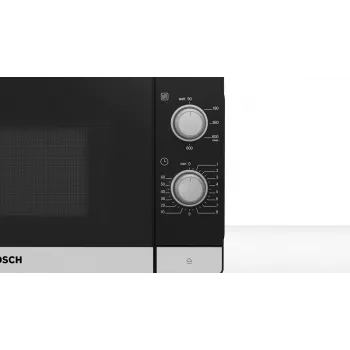 Bosch Serie 2 FFL020MS2 Mikroviļņu krāsns, Melna, Nerūsējošais tērauds, Solo, 20 L, 800 W