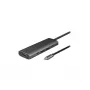 Mobilā ierīču dokstacija Chieftec DSC-502 USB Type-C Pelēka