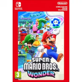 Nintendo Super Mario Bros. Wonder Standarta izdevums Tradicionālā ķīniešu, vācu, holandiešu, angļu, spāņu, franču, itāļu, japāņu, korejiešu, portugāļu, krievu valodā Nintendo Switch